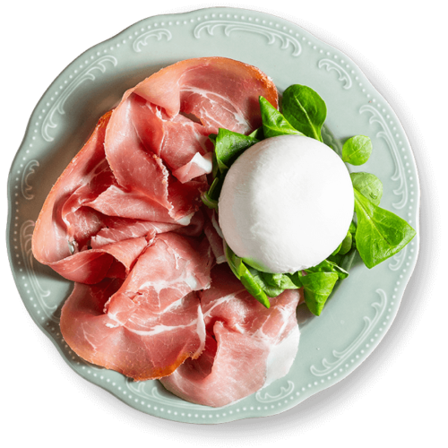 prosciutto e burrata